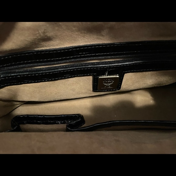 MCM Jacquard Black & White croc & snake skin bag. - Picture 5 of 15